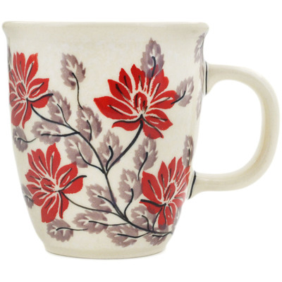 Polish Pottery Tata Bold Blooms UNIKAT