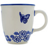 Polish Pottery Tata Cobalt Butterfly