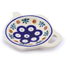 Polish Pottery Tea Bag or Lemon Plate 4&quot; Mosquito