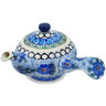 Polish Pottery Tea or Coffee Pot 11 oz Blue Delight UNIKAT