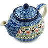 Polish Pottery Tea or Coffee Pot 3&frac12; cups Texas Longhorns