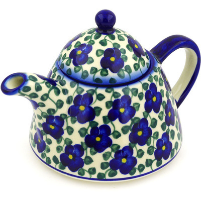 Polish Pottery Tea or Coffee Pot 34 oz