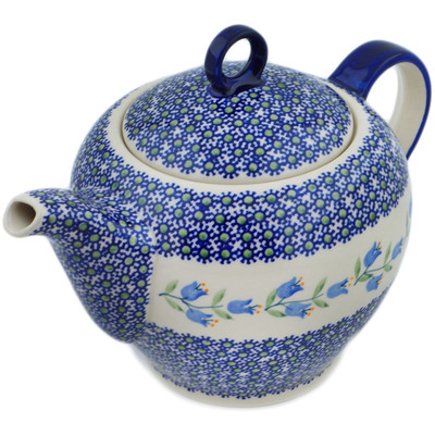 Polish Pottery Tea or Coffee Pot 59 oz Sweet Dreams