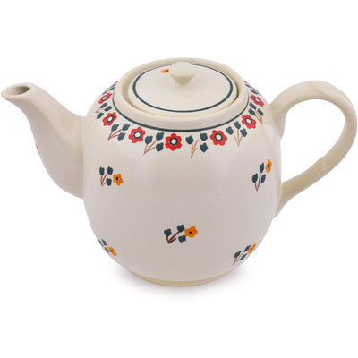Polish Pottery Tea or Coffee Pot 60 oz