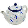 Polish Pottery Tea or Coffee Pot 7 cups Flight