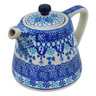 Polish Pottery Tea or Coffee Pot 9 oz Wonder Sky