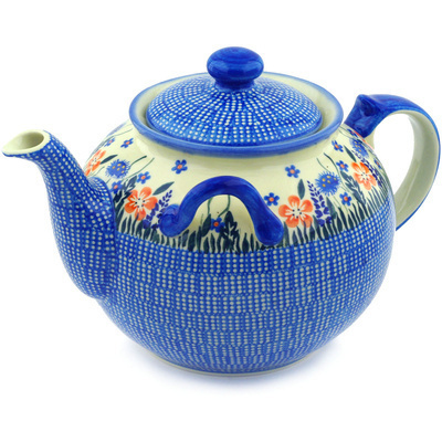 Polish Pottery Tea or Coffee Pot 98 oz