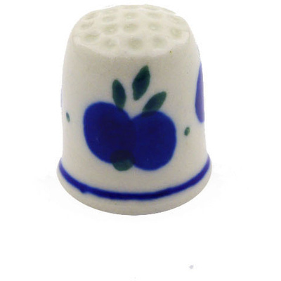 Polish Pottery Thimble 1&quot; Wild Blueberry