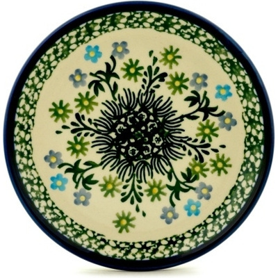 Polish Pottery Toast Plate Booming Asters