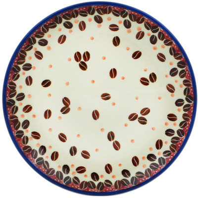Polish Pottery Toast Plate Coffee Bean