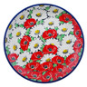 Polish Pottery Toast Plate Spring Blossom Harmony UNIKAT