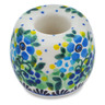 Polish Pottery Toothbrush Holder 2&quot; Morning Glory UNIKAT