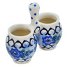 Polish Pottery Toothpick Holder 3&quot; Blue Delight UNIKAT