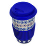 Polish Pottery Travel Coffee Mug Soul Fusion