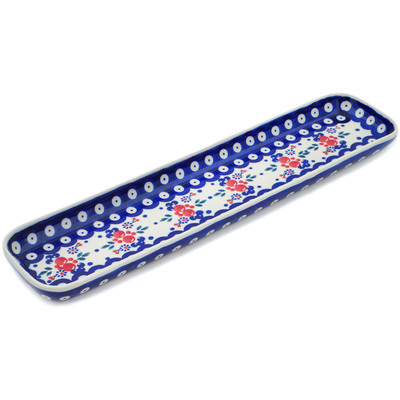 Polish Pottery Tray 16&quot; Burst Of Berries