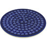 Polish Pottery trivet, hot plate Midnight Daisies