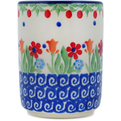 Polish Pottery Tumbler 6 oz Babcia&#039;s Garden