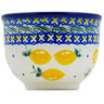 Polish Pottery Tumbler 8 oz When Life Gives You Lemons