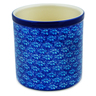 Polish Pottery Utensil Jar 6&quot; Deep Into The Blue Sea