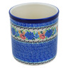 Polish Pottery Utensil Jar 6&quot; Floweret
