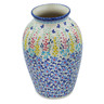 Polish Pottery Vase 10&quot; Breathtaking Butterflies UNIKAT