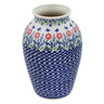Polish Pottery Vase 10&quot; Last Summer Flowers