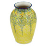 Polish Pottery Vase 10&quot; Sunshine Grotto UNIKAT