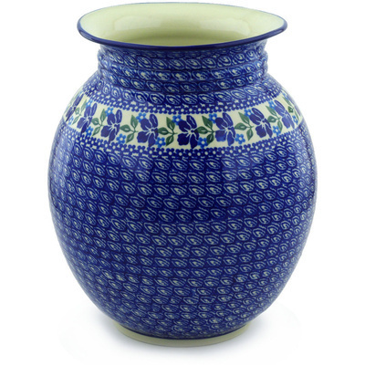 Polish Pottery Vase 11&quot; Lovely Surprise