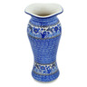 Polish Pottery Vase 11&quot; Royal Garden UNIKAT