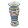 Polish Pottery Vase 11&quot; Summer Joy UNIKAT