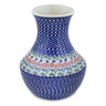 Polish Pottery Vase 14&quot; Last Summer Flowers