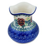 Polish Pottery Vase 4&quot; Brown Pansy UNIKAT
