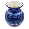 Polish Pottery Vase 4&quot; Deep Winter UNIKAT