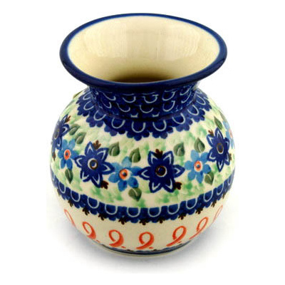 Polish Pottery Vase 4&quot; Hope UNIKAT