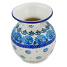 Polish Pottery Vase 4&quot; Poppy Circle