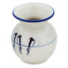 Polish Pottery Vase 4&quot; Waiting UNIKAT
