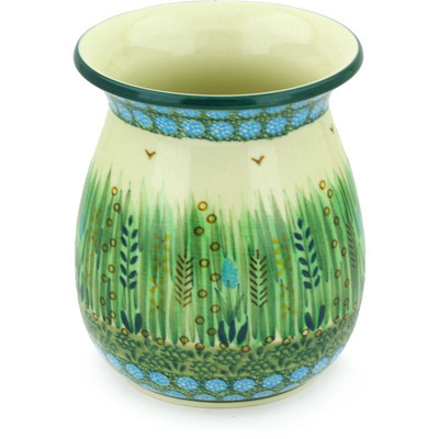 Polish Pottery Vase 5&quot; Prairie Land UNIKAT