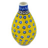Polish Pottery Vase 5&quot; Sunburst Daisies