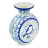 Polish Pottery Vase 5&quot; Waiting Birds UNIKAT