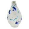 Polish Pottery Vase 6&quot; Soaring
