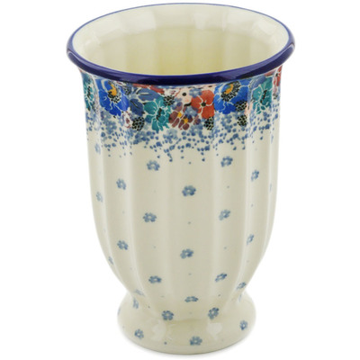 Polish Pottery Vase 7&quot; Autumn Bunch UNIKAT