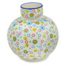 Polish Pottery Vase 7&quot; Retro Olives UNIKAT