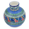 Polish Pottery Vase 7&quot; Spring Meadow UNIKAT