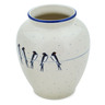 Polish Pottery Vase 7&quot; Waiting UNIKAT