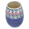 Polish Pottery Vase 8&quot; Last Summer Flowers