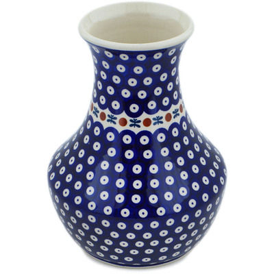 Polish Pottery Vase 8&quot; Mosquito