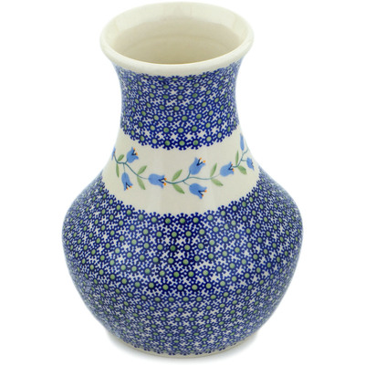 Polish Pottery Vase 8&quot; Sweet Dreams