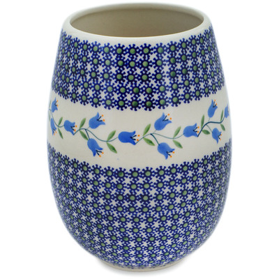 Polish Pottery Vase 8&quot; Sweet Dreams