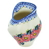 Polish Pottery Vase 9&quot; Blushing Blooms