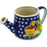 Polish Pottery Watering Can 22 oz Blue Eyed Beauty